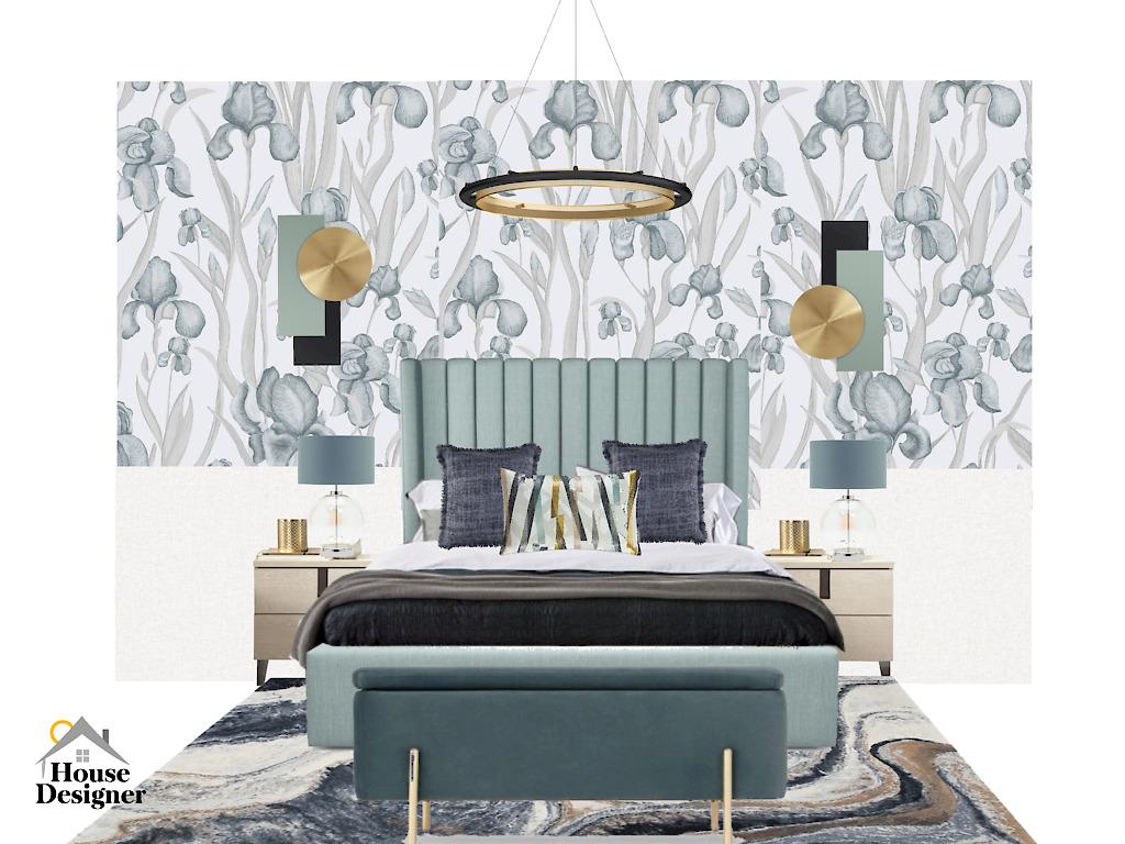 Custom Bedroom Wallpaper Design